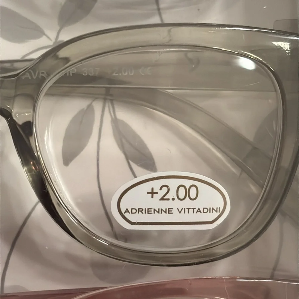 Brand New Adrienne Vittadini Set 3 Pairs of Pastel Premium Reading Glasses +2.00